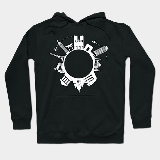 Europe Cities Landmarks Hoodie by c1337s